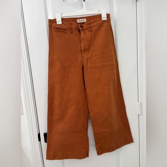 Madewell wide leg cropped pants - Picture 3 of 8